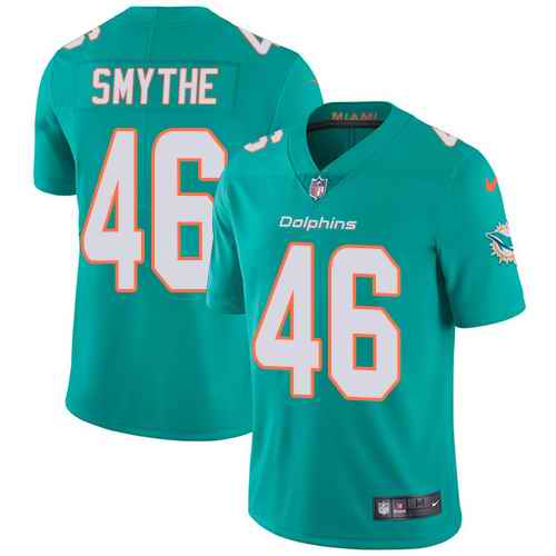 Nike Men & Women & Youth Dolphins 46 Durham Smythe Aqua NFL Vapor Untouchable Limited Jersey,We sell and wholesale Nike Men & Women & Youth Dolphins 46 Durham Smythe Aqua NFL Vapor Untouchable Limited Jersey on line form chian!